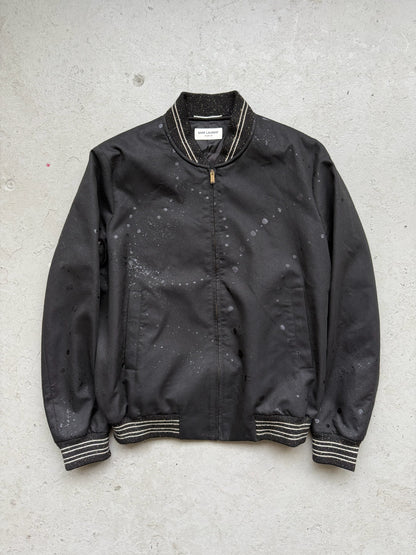 Saint Laurent Paris Galaxy Print Teddy Jacket (52)