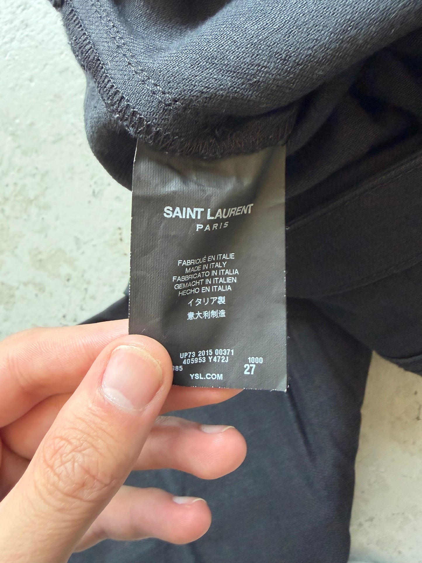 Saint Laurent Paris 2015 D05 Multi Zip Biker Denim (27)