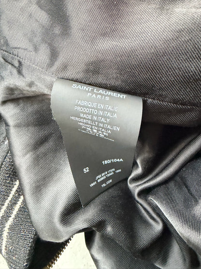 Saint Laurent Paris Galaxy Print Teddy Jacket (52)