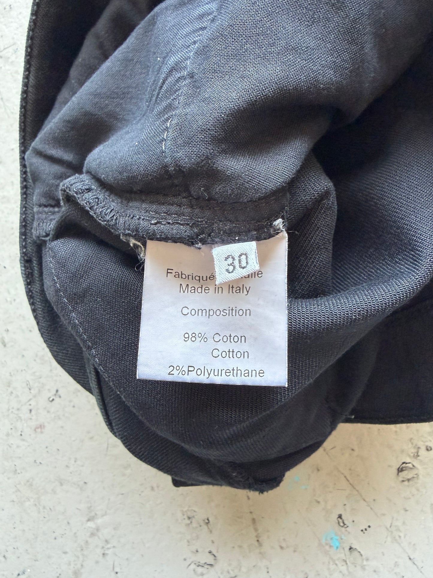 Balmain Decarnin Black Biker Jeans  (30)