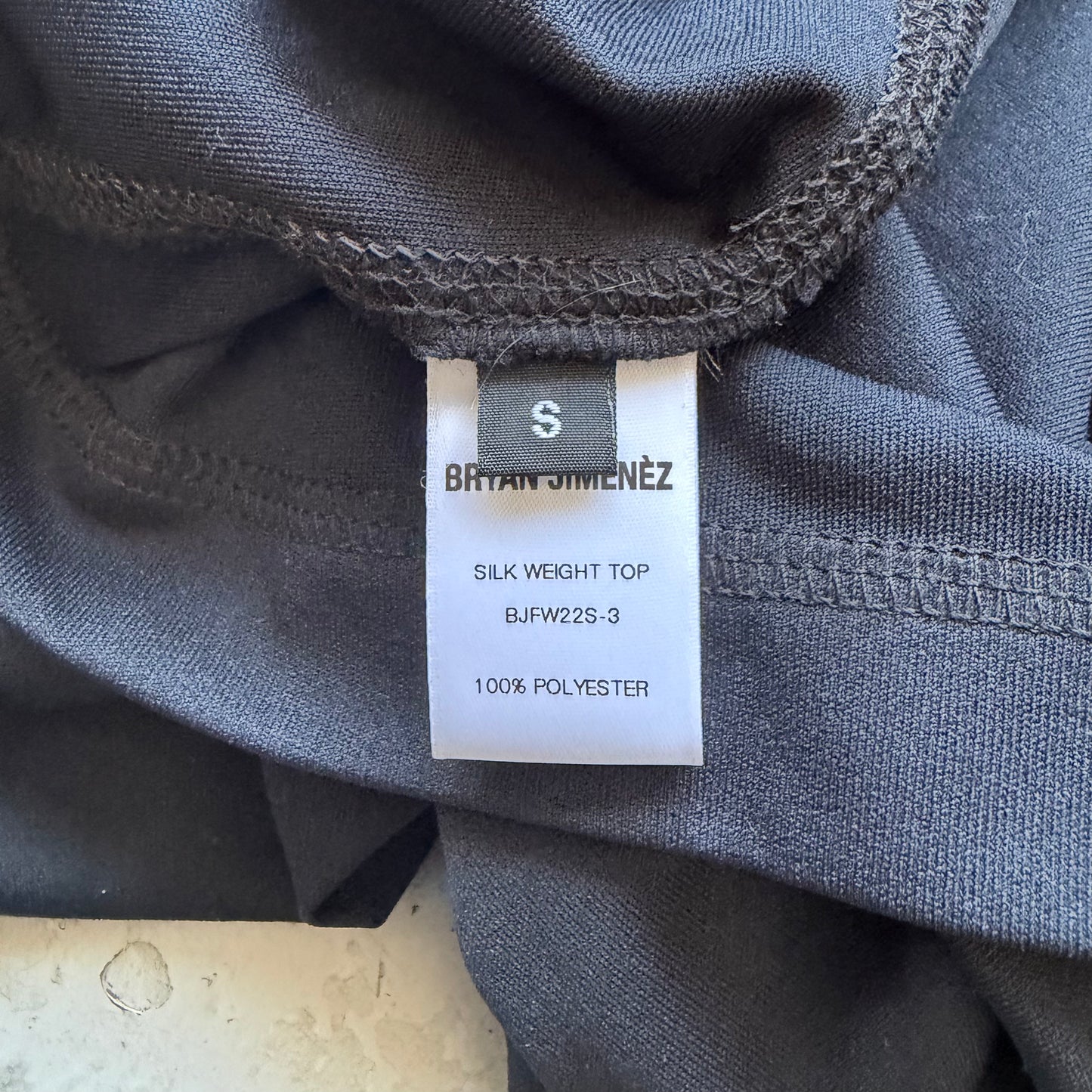 Bryan Jimenez Black Long Sleeve Shirt (S)