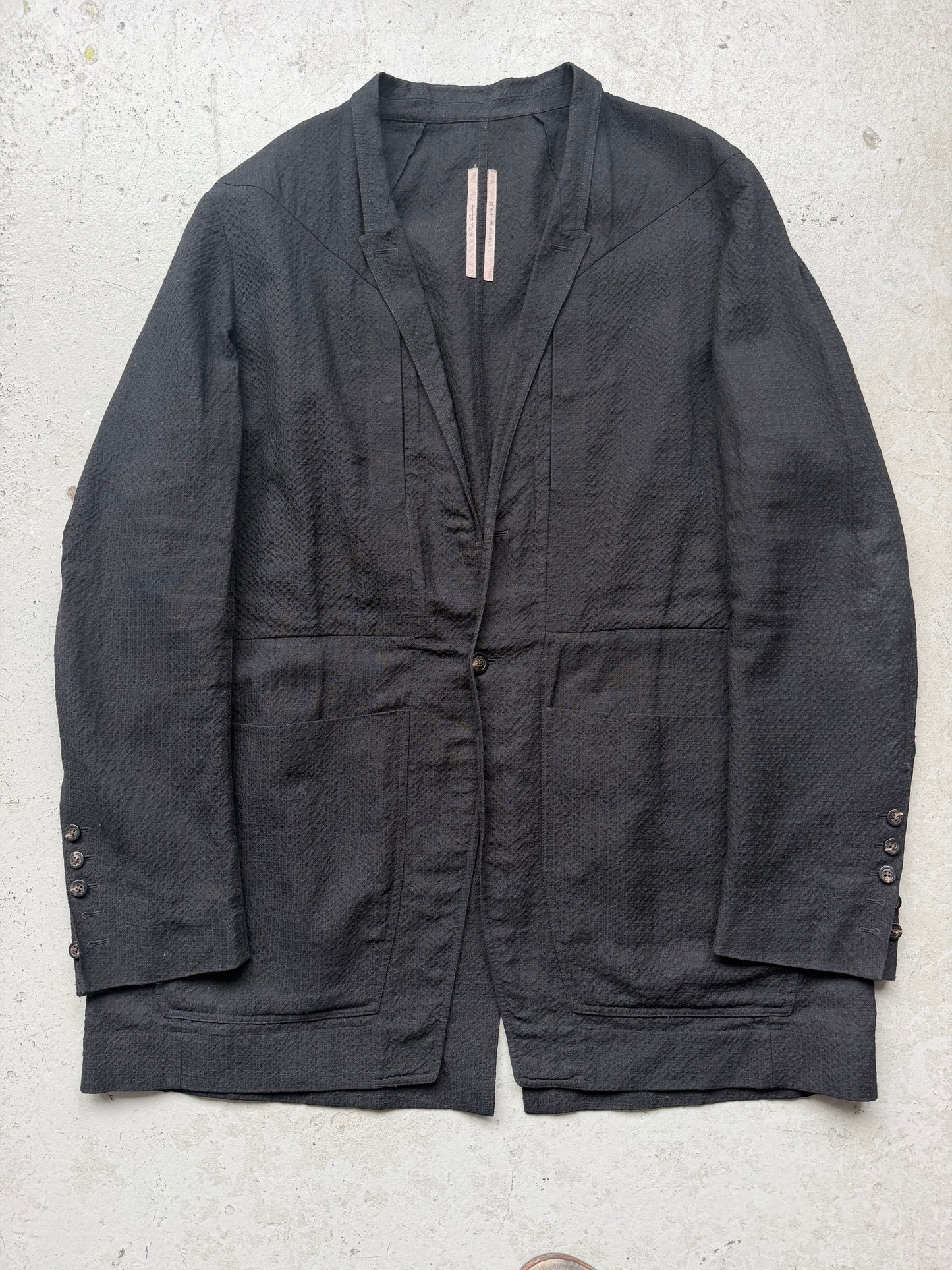 Rick Owens SS22 FOGACHINE Fog Pocket Blazer (56)