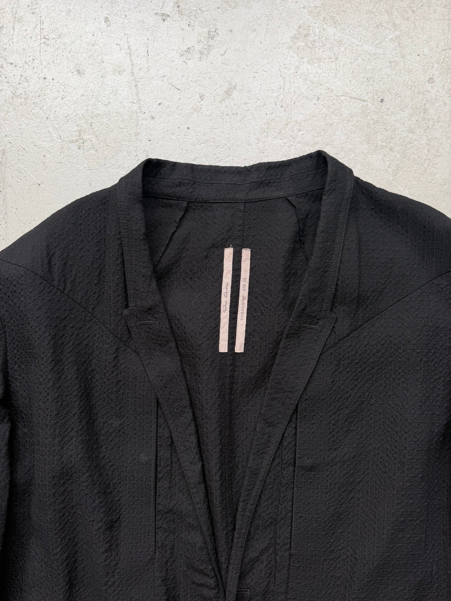 Rick Owens SS22 FOGACHINE Fog Pocket Blazer (56)