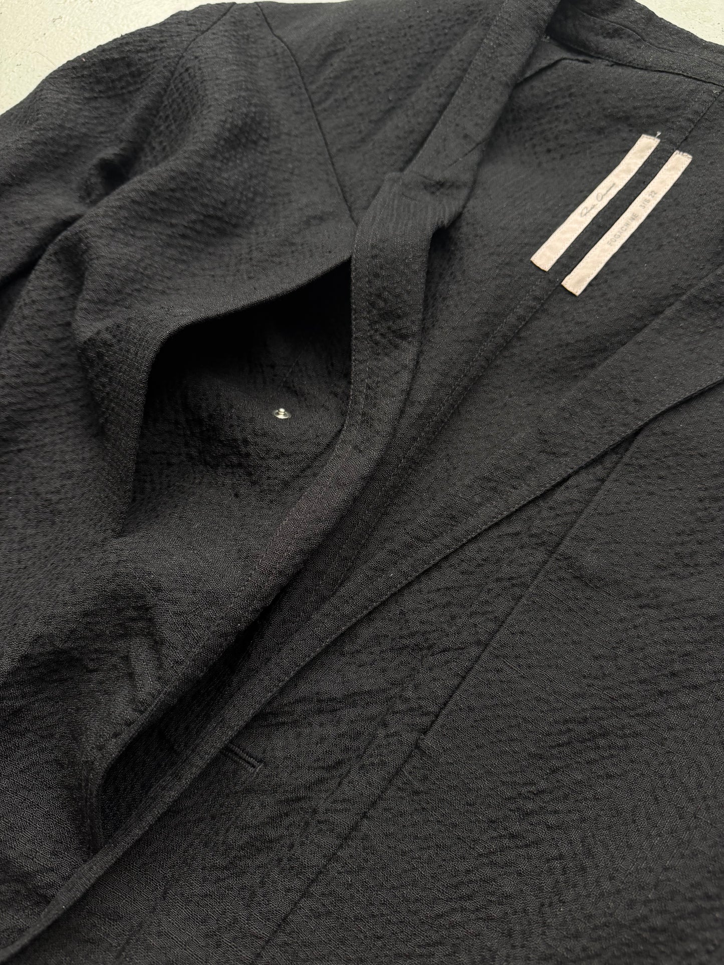 Rick Owens SS22 FOGACHINE Fog Pocket Blazer (56)