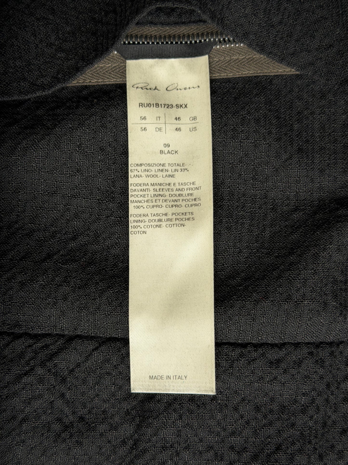 Rick Owens SS22 FOGACHINE Fog Pocket Blazer (56)