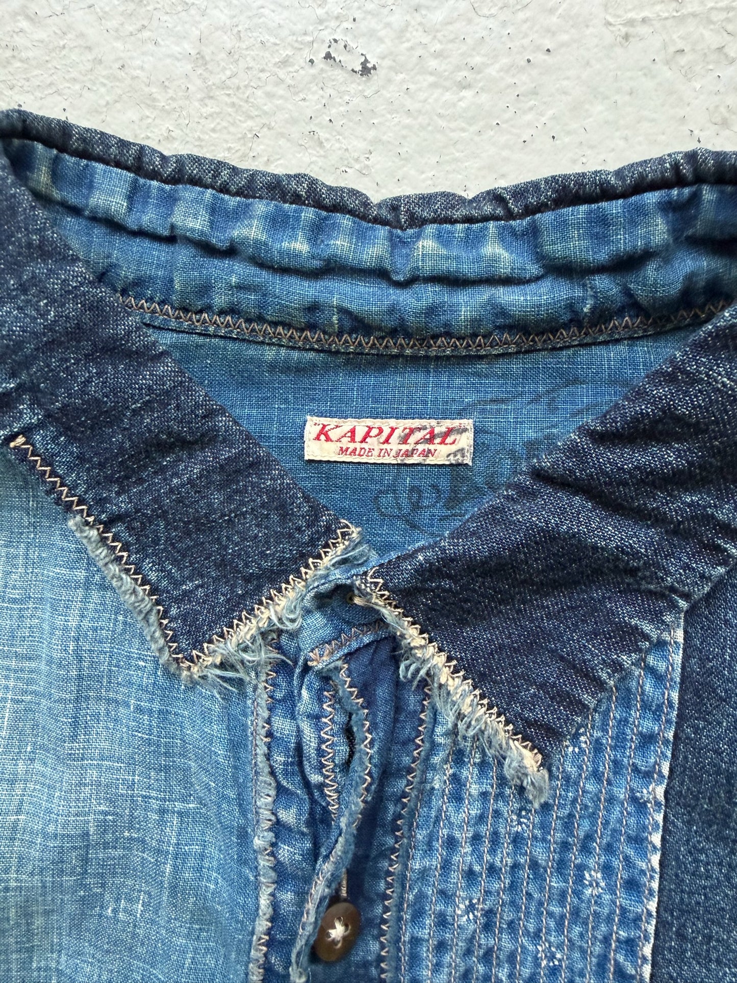 Kapital Patchwork Denim Shirt (3)