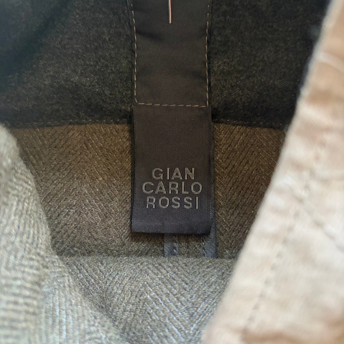 Giancarlo Rossi Olive Multi Pocket Button Up Jacket (48)