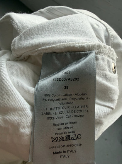 Dior Kris Van Asche White Denim (38)