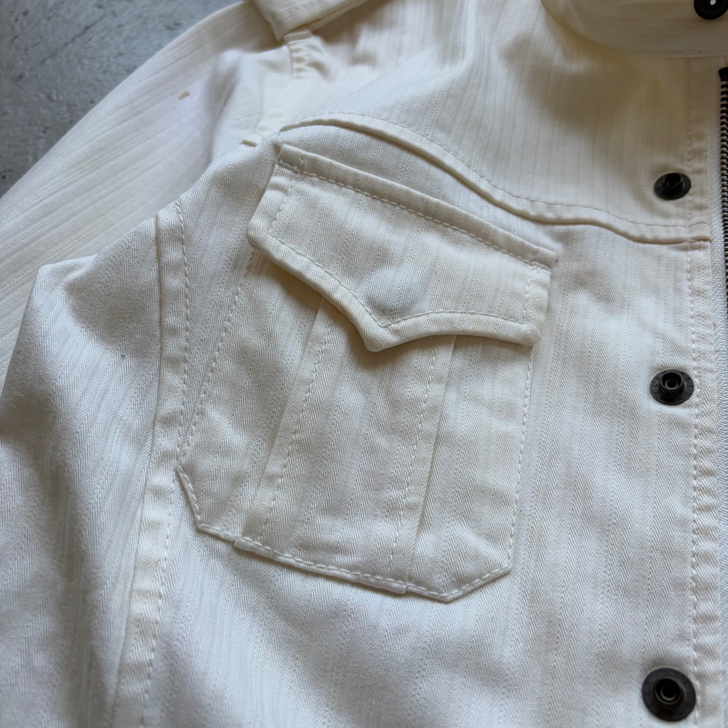 Tete Homme White Jacket (M)