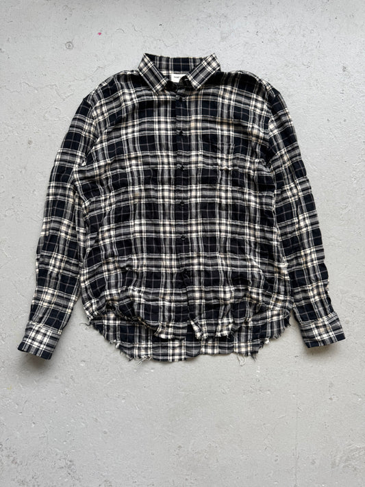 Saint Laurent Paris Hedi Slimane Flannel (42/16.5)