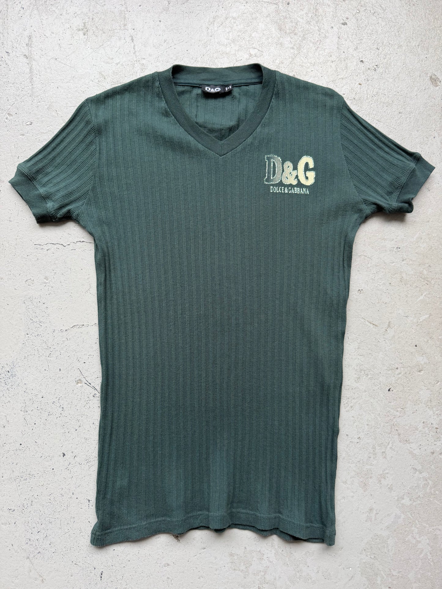 Dolce & Gabbana Forest Green Short Sleeve Shirt (S)