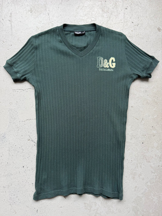 Dolce & Gabbana Forest Green Short Sleeve Shirt (S)