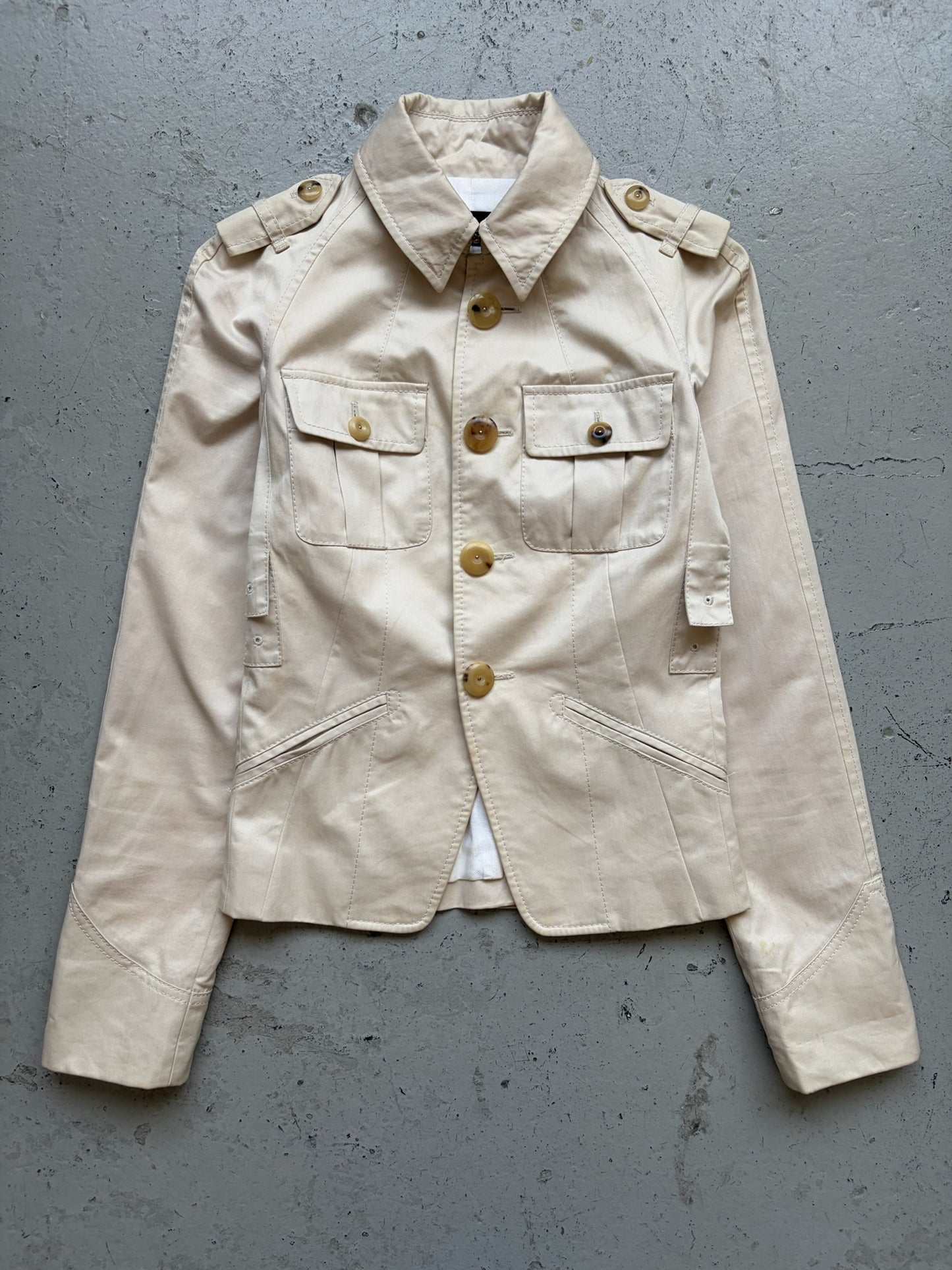 Dsquared2 SS11 Khacki Button Up Jacket (40)