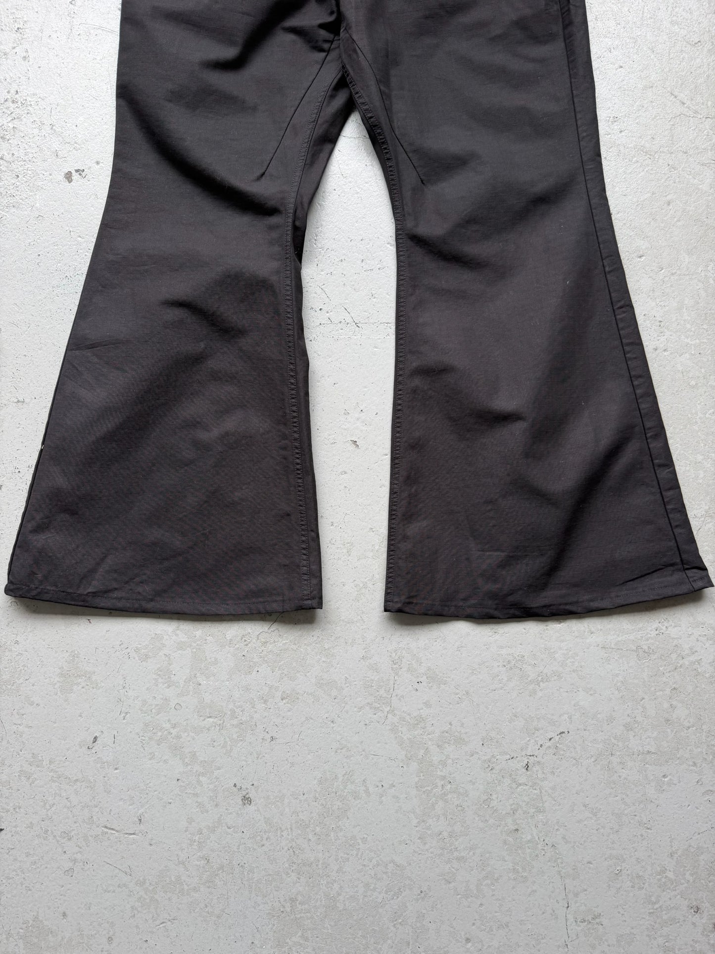 Rick Owens SS23 Edfu Black Bolan Trousers (38)