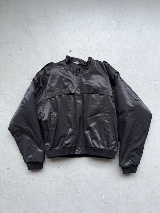 Vintage CSV Black Military Bomber Jacket (L)