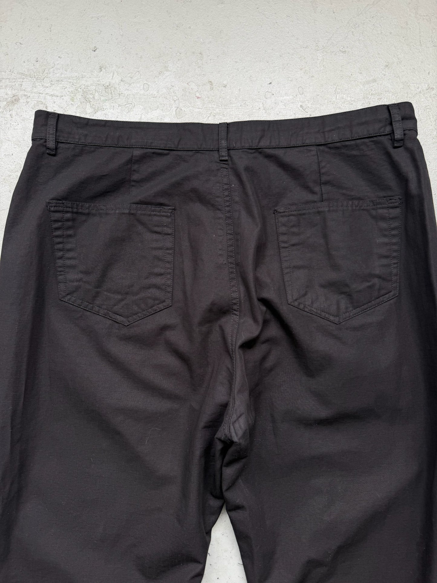 Rick Owens SS23 Edfu Black Bolan Trousers (38)