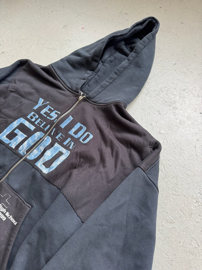 Enfants Riches Deprimes "Yes I do believe in god" Zip Up Hoodie (XL)