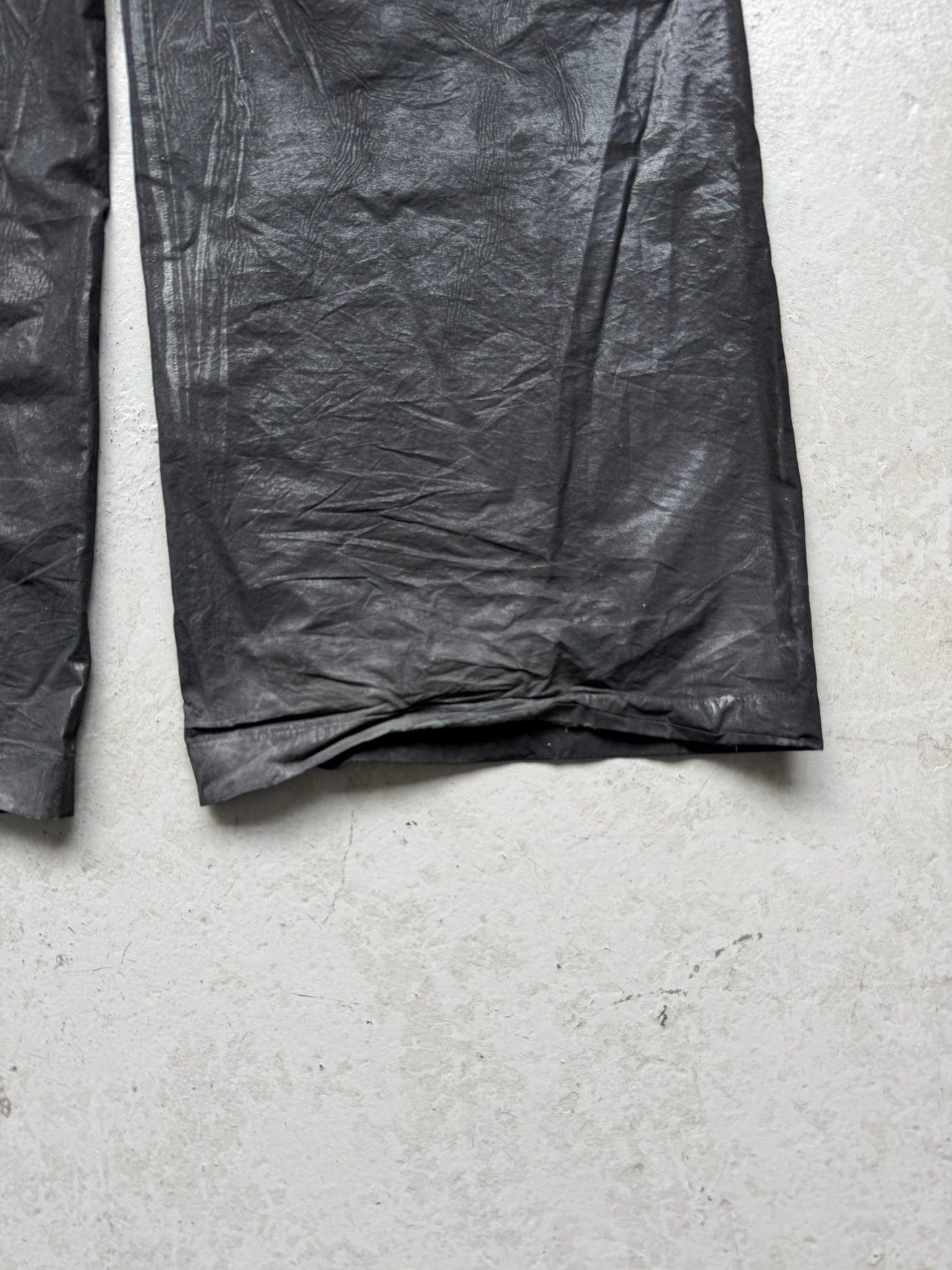 Rick Owens DRKSHDW Waxed Cotton Creatch Cargo Pants (XL)