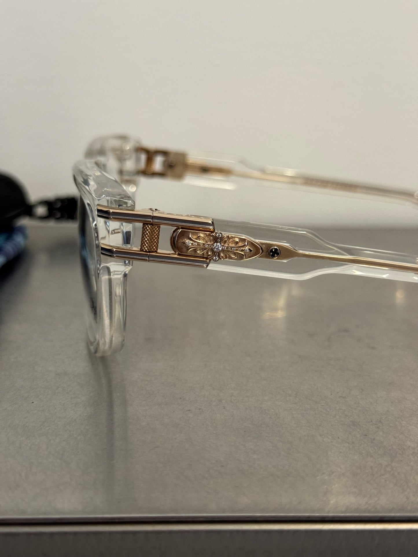 Chrome Hearts Bulge Factory Set Diamond Glasses