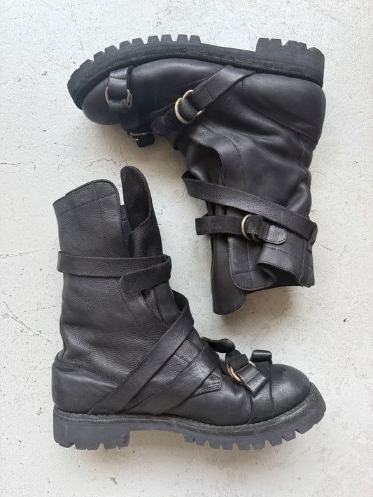 Yohji Yamamoto x Guidi Military Buckle Combat Boot (45)