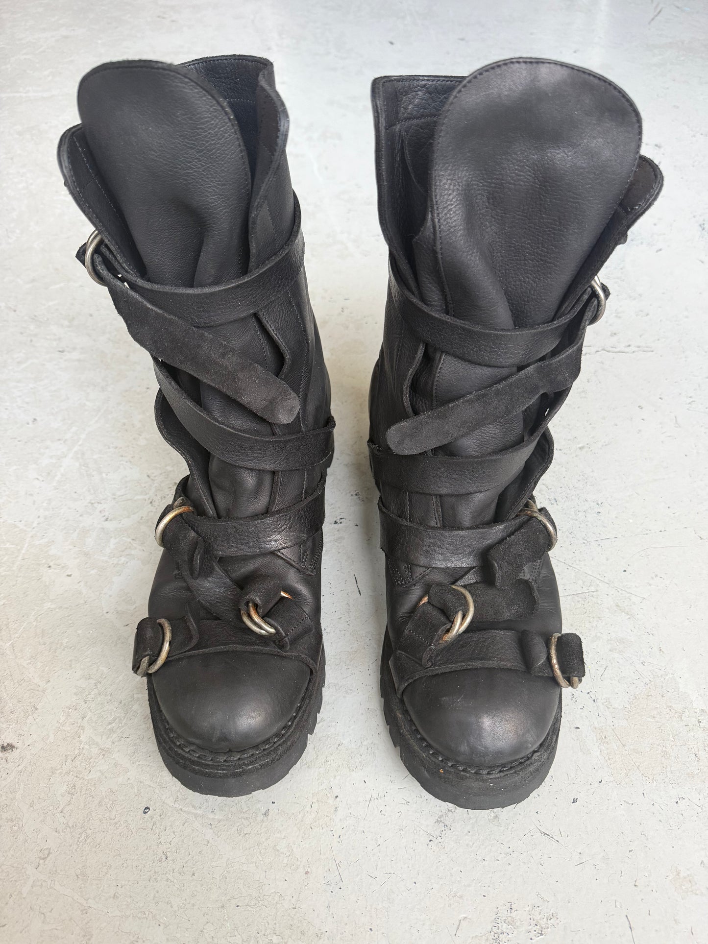 Yohji Yamamoto x Guidi Military Buckle Combat Boot (45)
