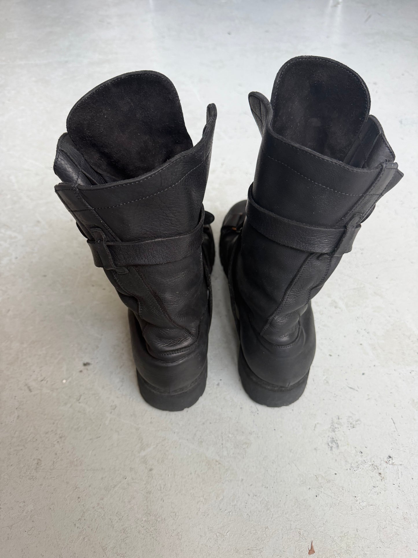 Yohji Yamamoto x Guidi Military Buckle Combat Boot (45)