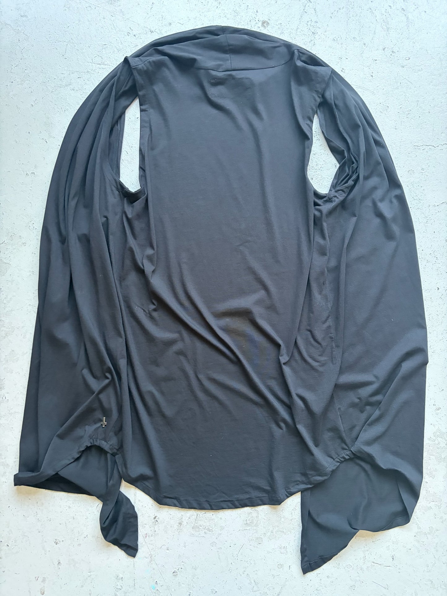 Giuro Black Sleeveless Jacket (L)