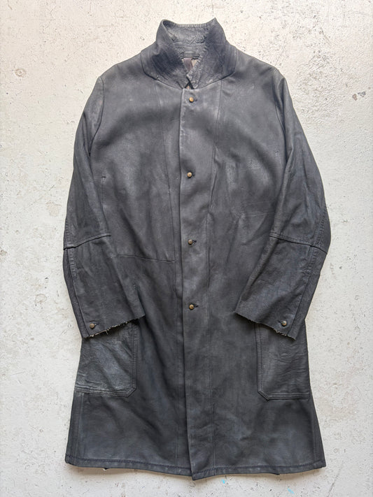 Isaac Sellam Experience Deer Skin Leather Trench (S)