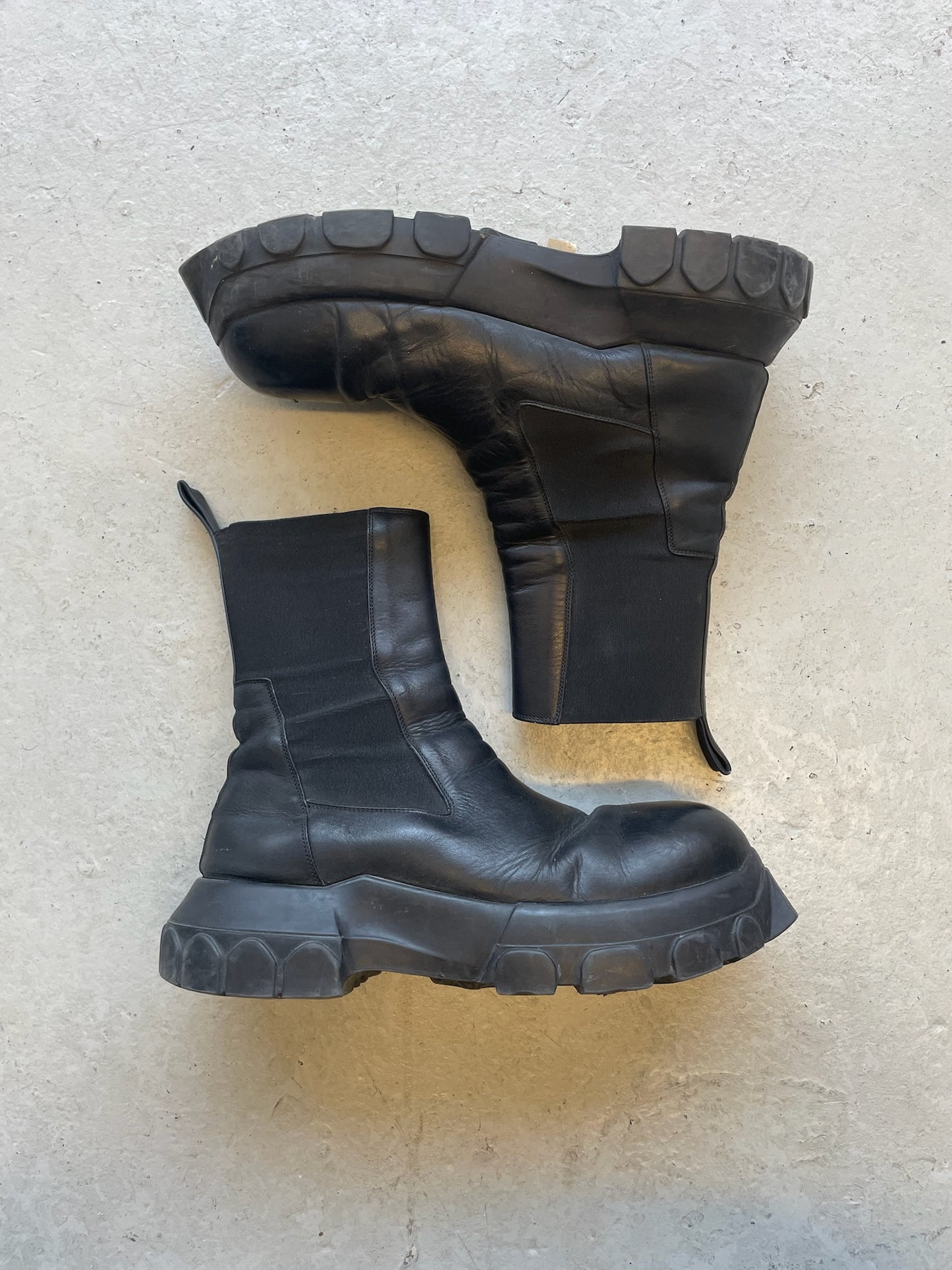 Rick Owens Beetle Bozo Tractor Boots (44)
