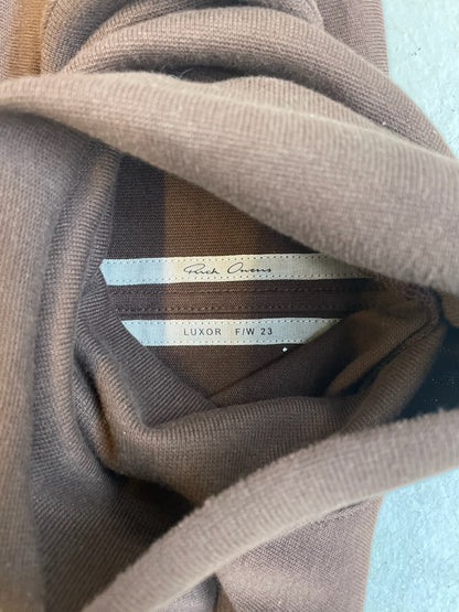 Rick Owens FW23 Luxor Brown Turtle Neck (S)