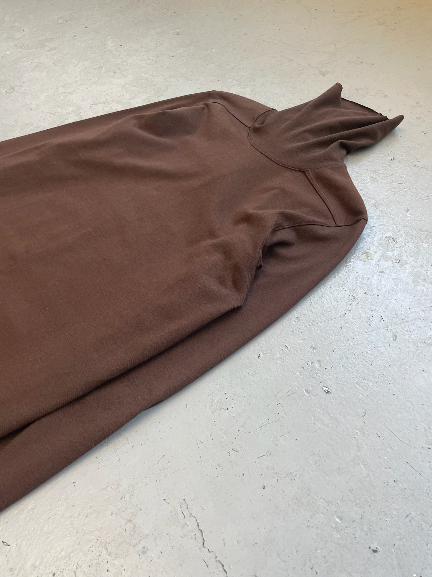 Rick Owens FW23 Luxor Brown Turtle Neck (S)