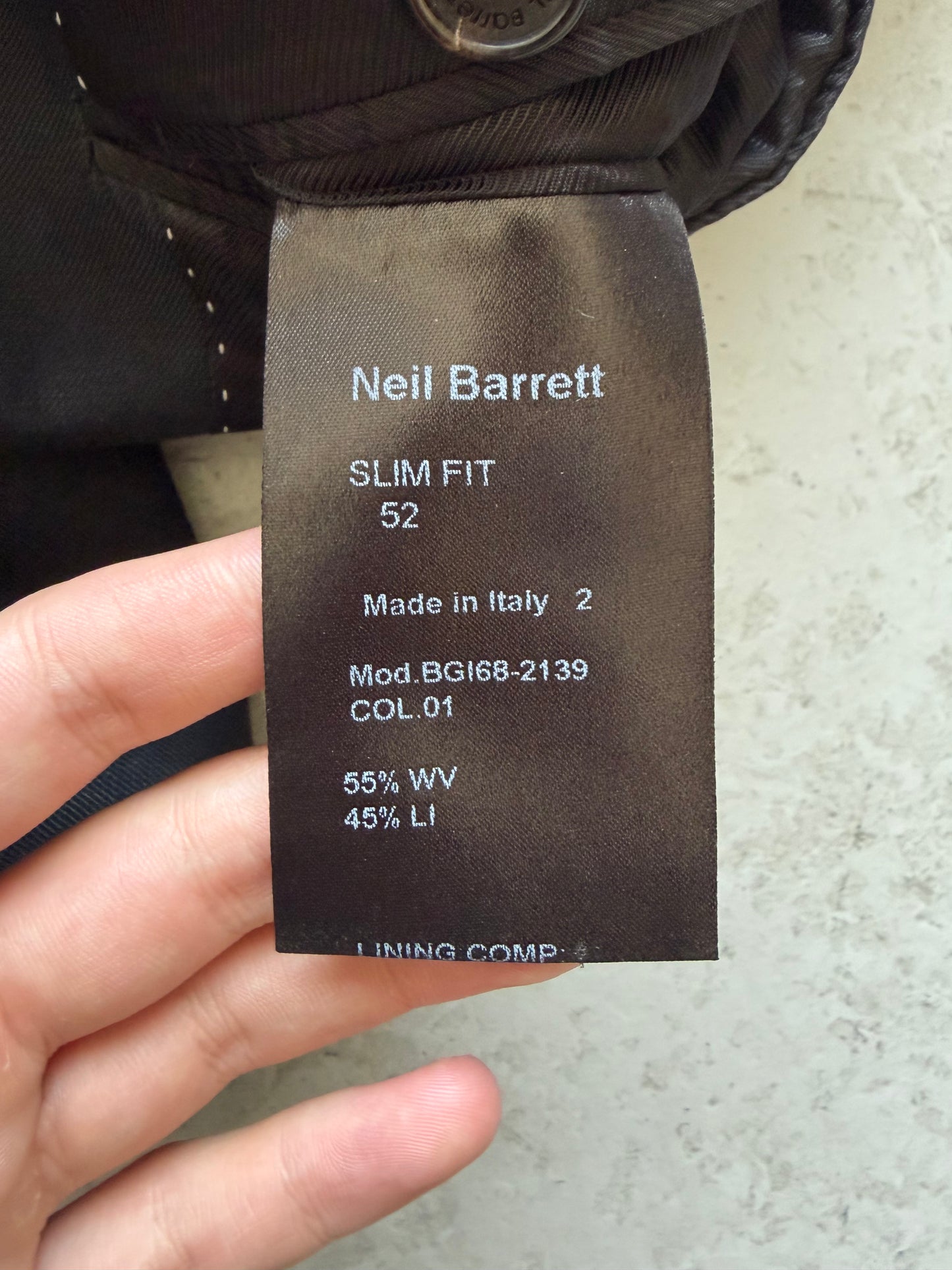 Neil Barrett Black Blazer (52)