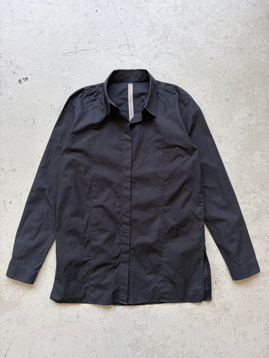 Damir Doma Black Collared Shirt Blouse (M)