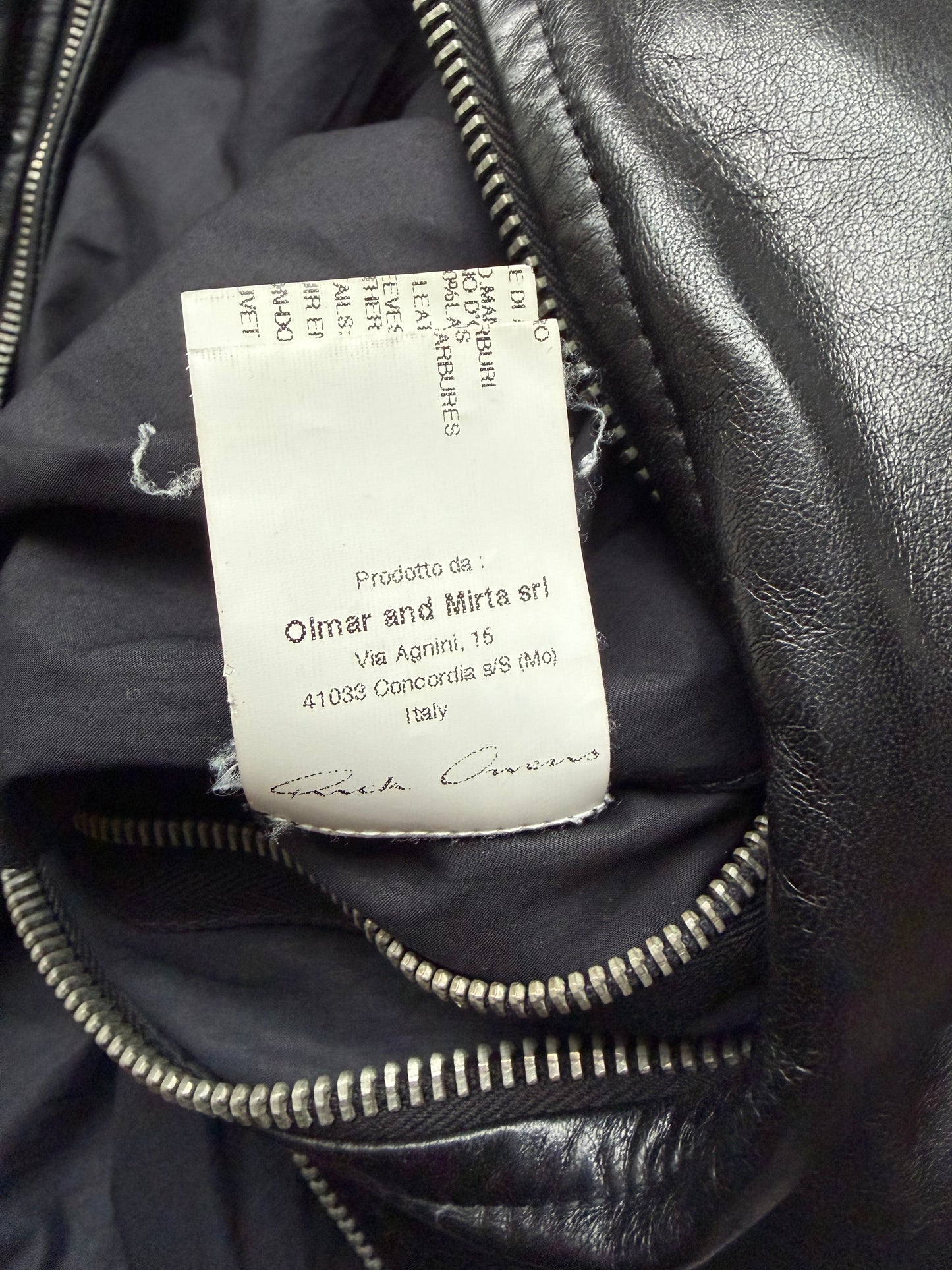 Rick Owens FW12 Mountain Lamb Leather MA-1 Bomber Down Jacket (50)