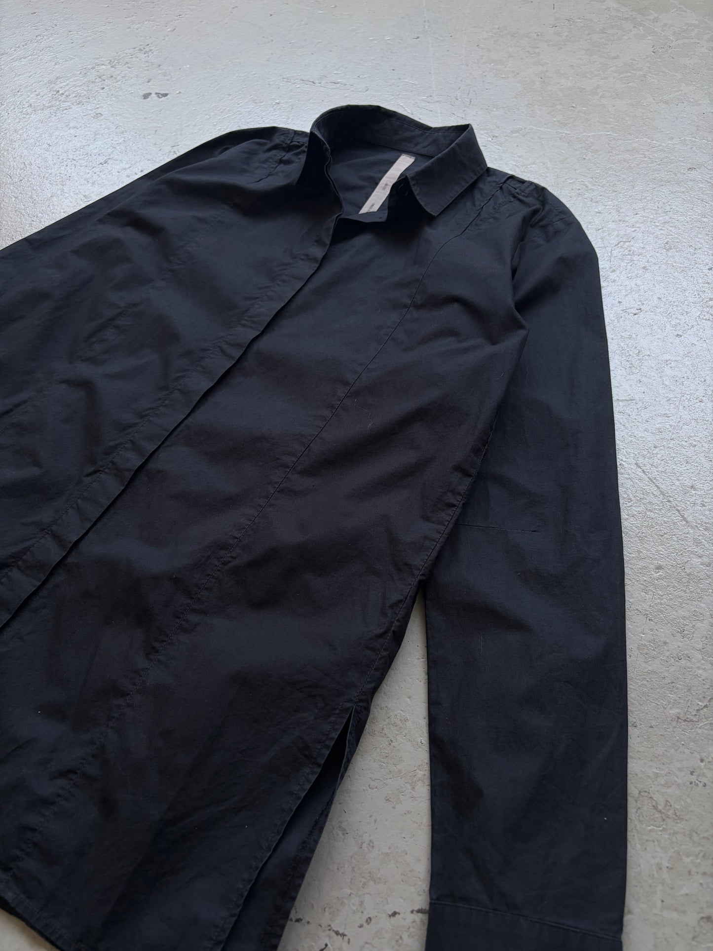 Damir Doma Black Collared Shirt Blouse (M)