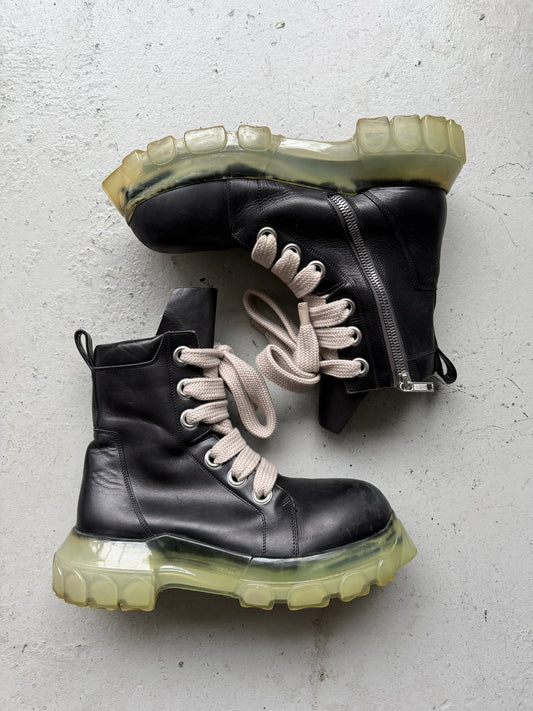 Rick Owens Jumbolace Bozo Tractor Boots (44)