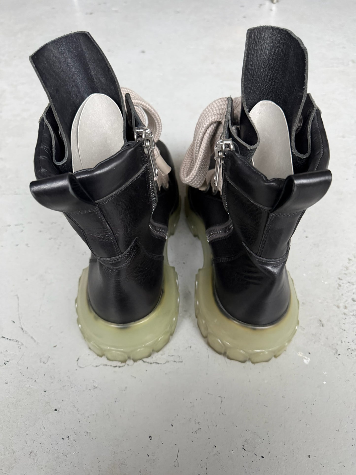 Rick Owens Jumbolace Bozo Tractor Boots (44)