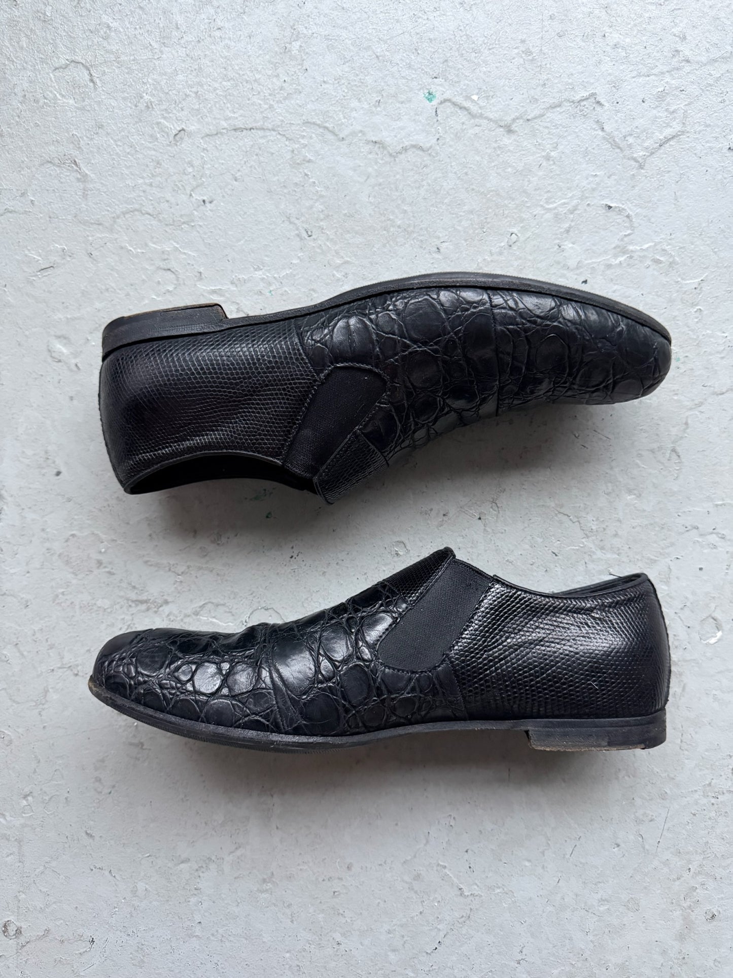 Prada Crocodile Leather Shoes (9)