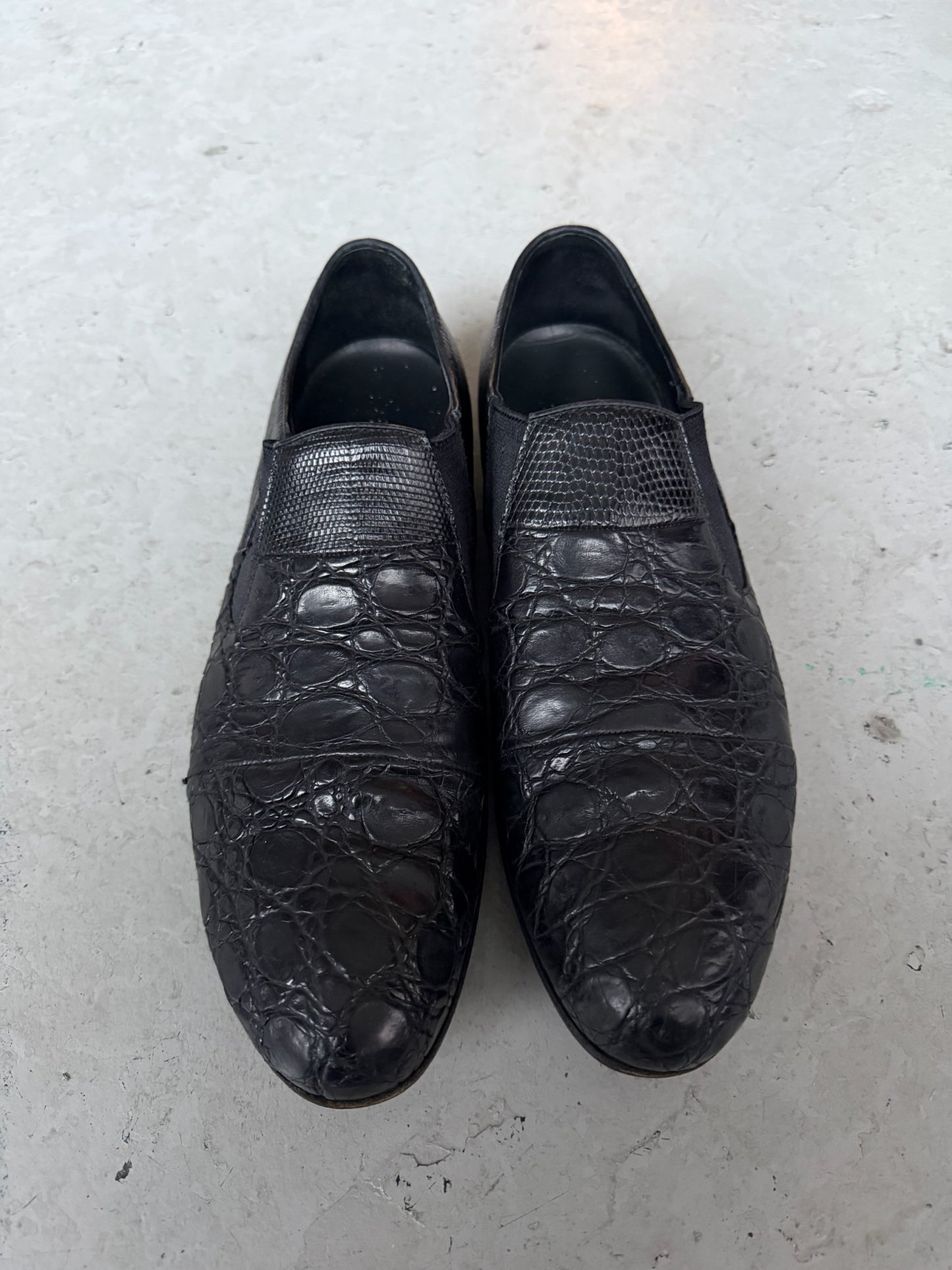 Prada Crocodile Leather Shoes (9)