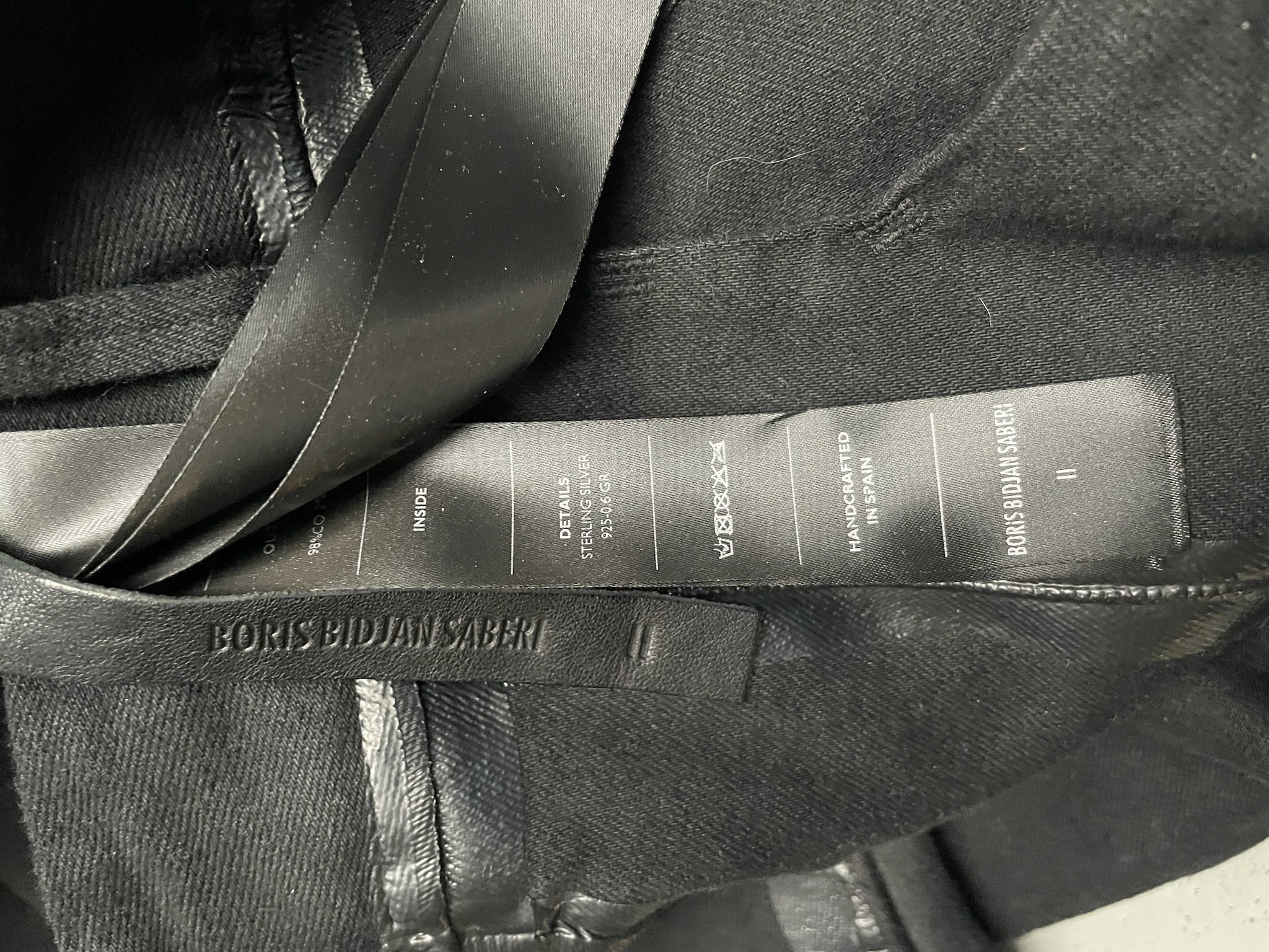 Boris Bidjan Saberi Black Tape Seam Denim (M) – marco sqrd