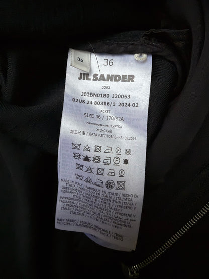 Jil Sander SS24 Black Track Jacket (36)