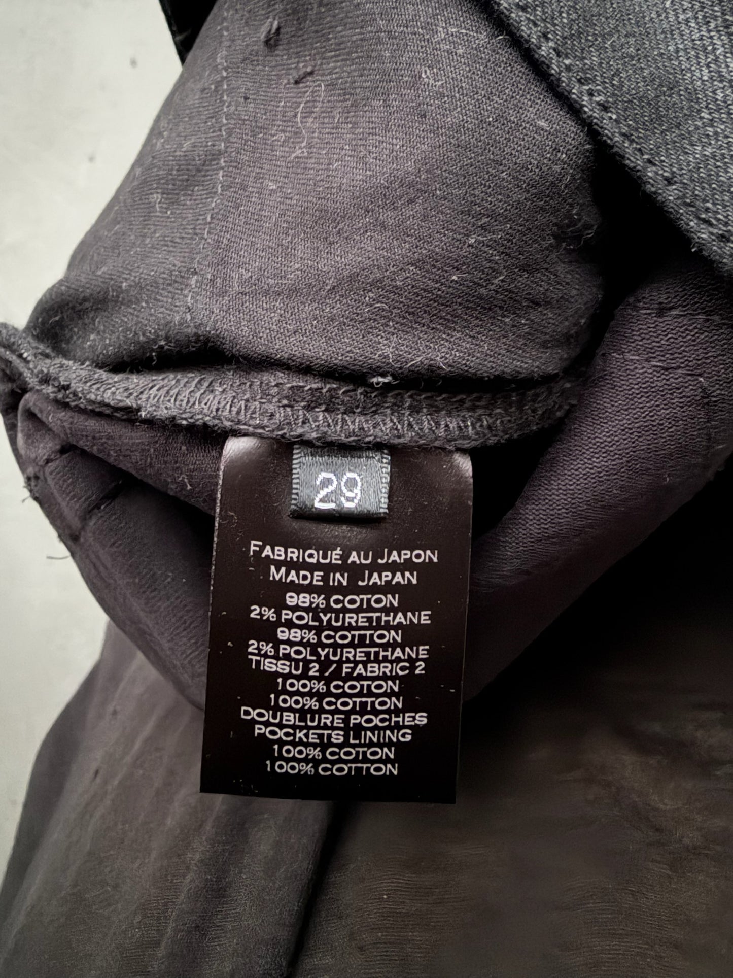 Balmain Waxed Biker Pants (29)