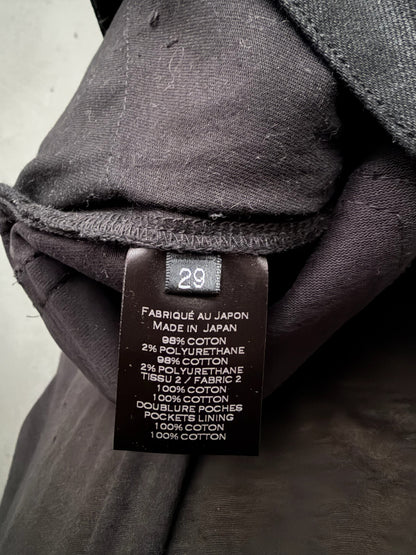 Balmain Waxed Biker Pants (29)