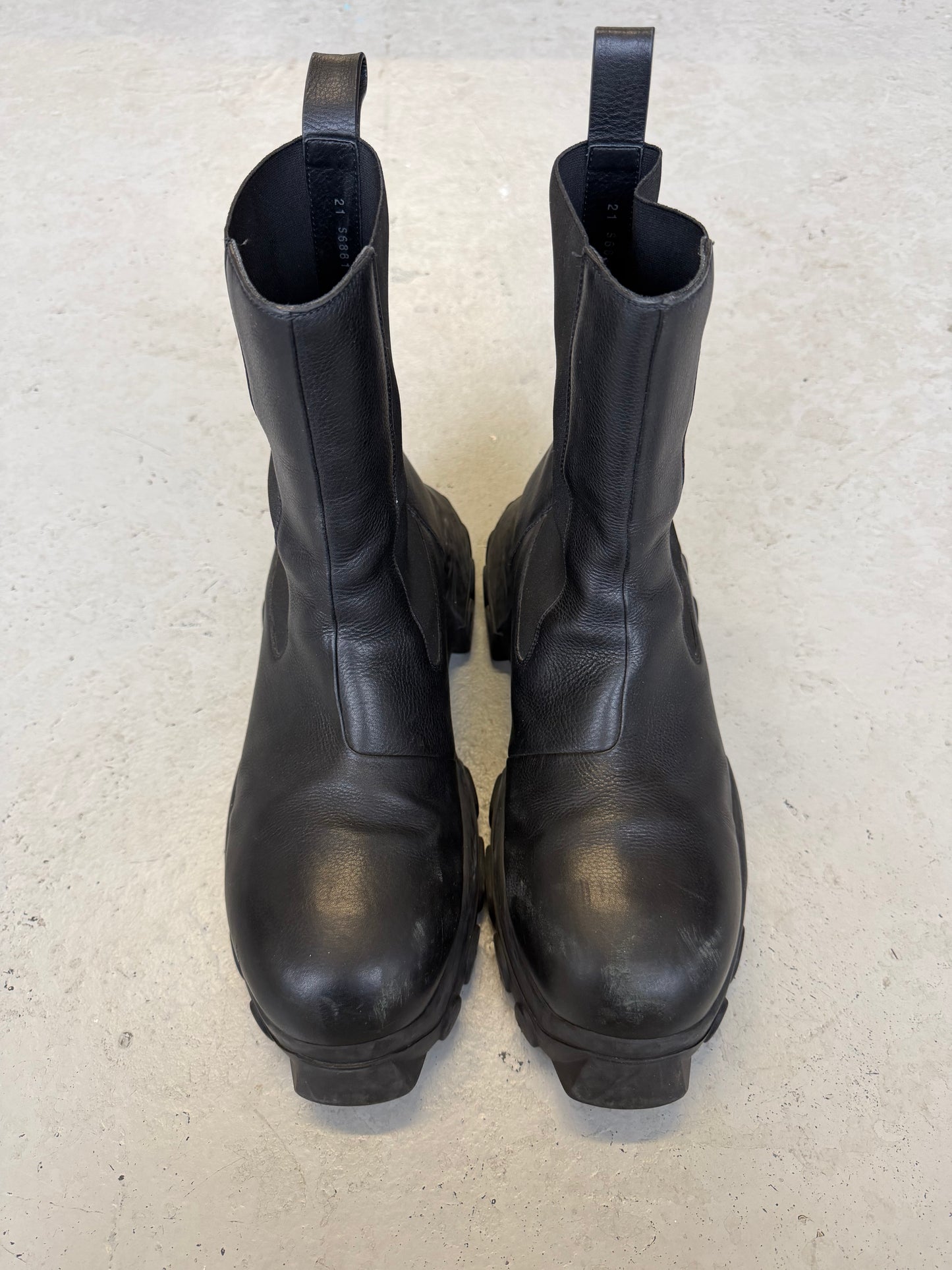 Rick Owens Bozo Tractor Boots (45)