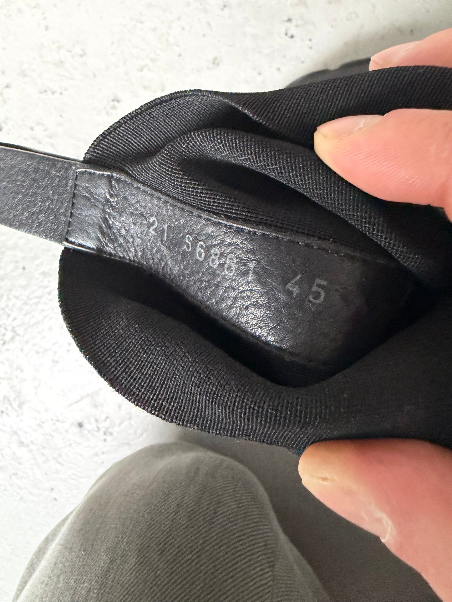 Rick Owens Bozo Tractor Boots (45)