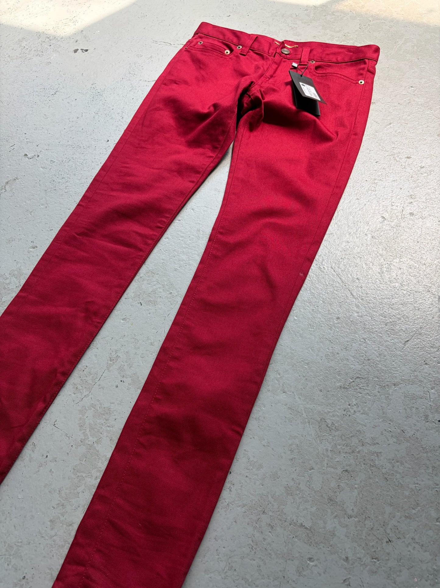 Saint Laurent Paris 2013 D01 Red Denim (27)