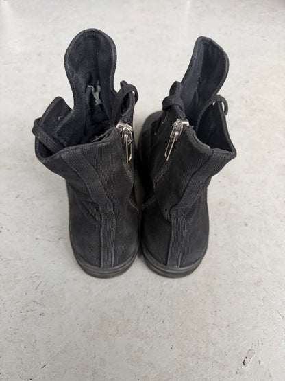 Rick Owens DRKSHDW Canvas Black Ramones (44)