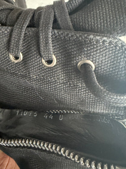 Rick Owens DRKSHDW Canvas Black Ramones (44)
