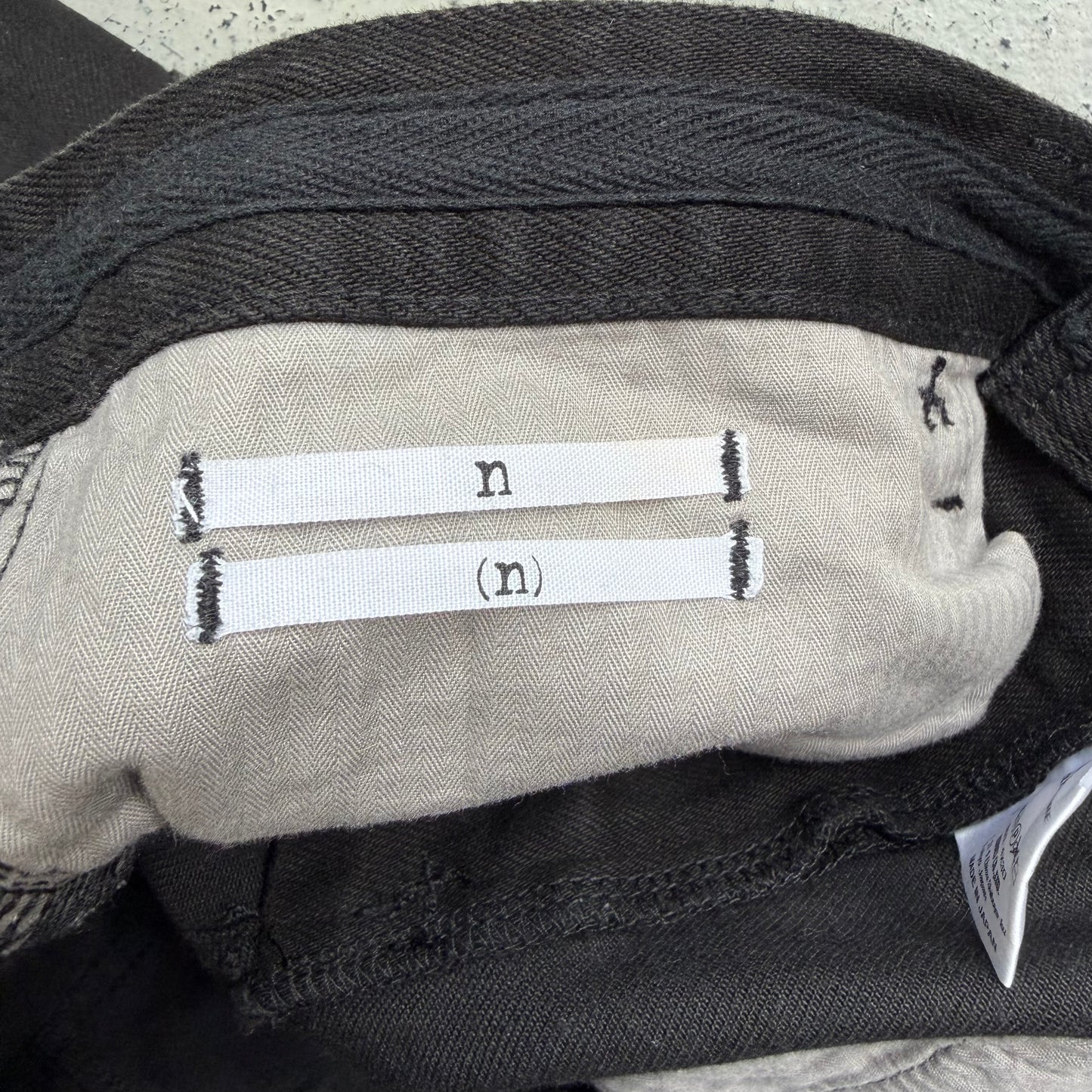 Number (N)ine Black Double Pocket Denim (30)