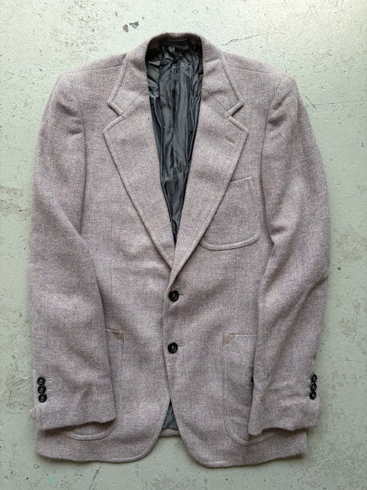 Yves Saint Laurent Purple Tweed Blazer (50)